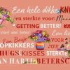 Beterschapskaarten | Kaarten Kaartje2go Leuke Beterschapskaart Met Opkikkers Met Gitaar En Bloemen