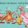 Beterschapskaarten | Kaarten Kaartje2go Beterschapskaart Welkom Thuis! We Dansen Van Plezier