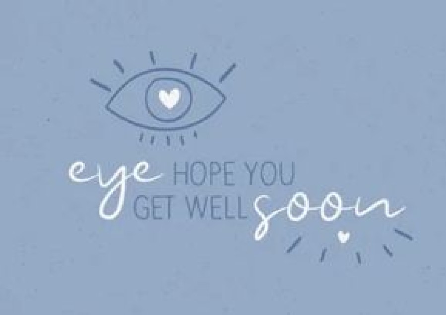 Beterschapskaarten | Kaarten Kaartje2go Beterschap Eye Hope You Get Well Soon