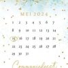 Communiekaarten | Kaarten Kaartje2go Communie Save The Date Kaart Waterverf Kalender Goud