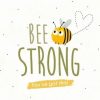 Beterschapskaarten | Kaarten Kaartje2go Beterschapskaart Bee Strong Met Een Bij