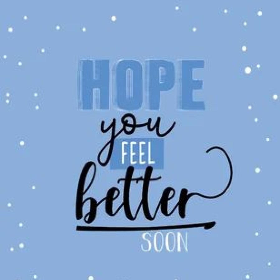 Beterschapskaarten | Kaarten Kaartje2go Hope You Feel Better Spon-Happy Beterschapskaart