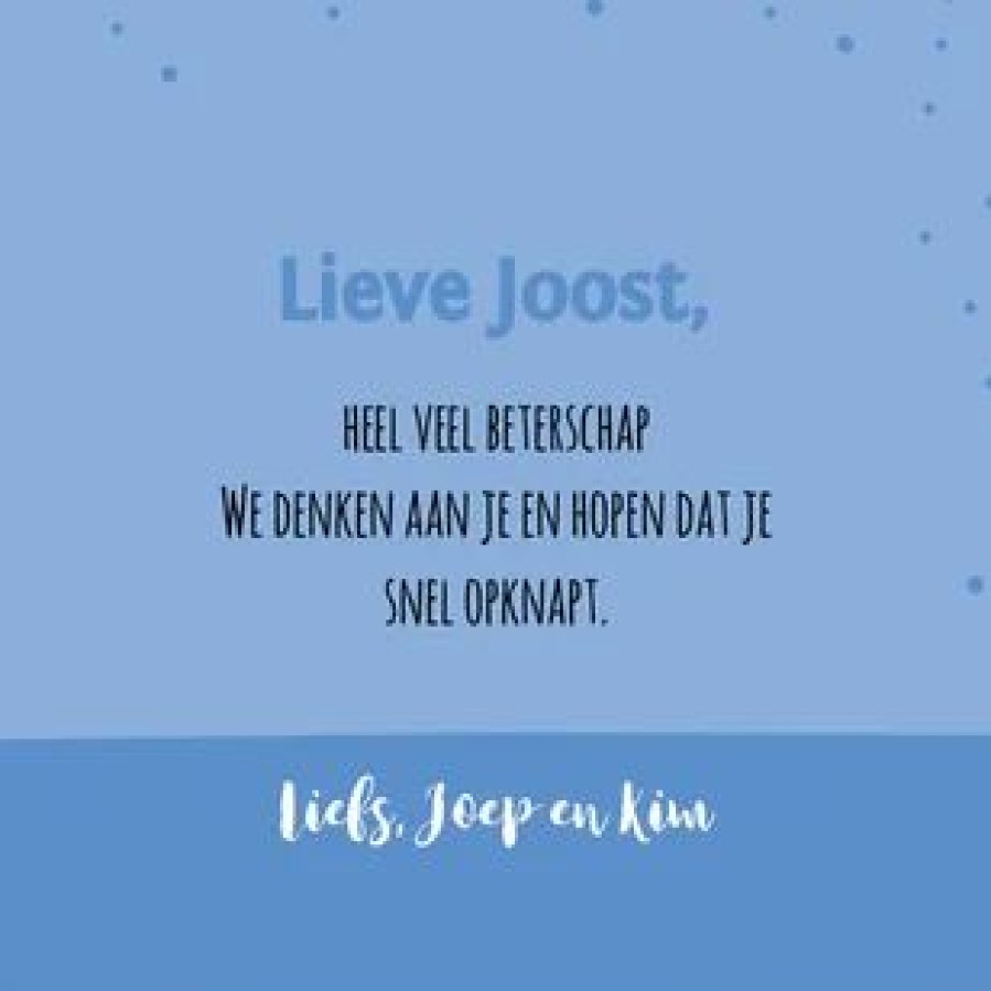 Beterschapskaarten | Kaarten Kaartje2go Hope You Feel Better Spon-Happy Beterschapskaart