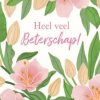 Beterschapskaarten | Kaarten Kaartje2go Beterschapskaart Met Klassieke Bloemen