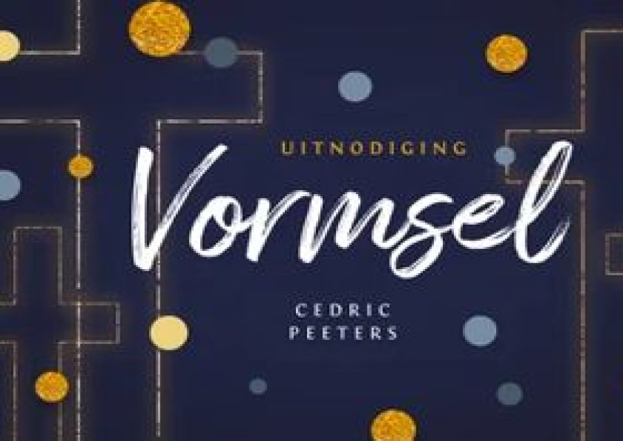 Communiekaarten | Kaarten Kaartje2go Vormsel Communie Uitnodiging Goud Kruis Confetti