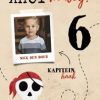 Kinderfeestjes | Kaarten Kaartje2go Uitnodiging Piratenfeestje Met Foto En Schedel