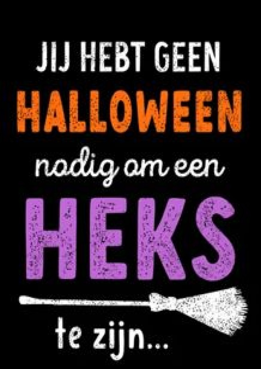 Kinderfeestjes | Kaarten Kaartje2go Halloweenkaart Grappig Vriendschap