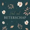 Beterschapskaarten | Kaarten Kaartje2go Beterschapskaart Met Vintage Bloemenpatroon