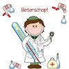 Beterschapskaarten | Kaarten Kaartje2go Beterschap Grappige Kaart Met Een Dokter