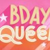 Verjaardagskaarten | Kaarten Kaartje2go Moderne Verjaardagskaart Bday Queen Typografie En Sterren