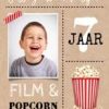 Kinderfeestjes | Kaarten Kaartje2go Kinderfeestje Uitnodiging Kraftlook Thema Film Met Foto