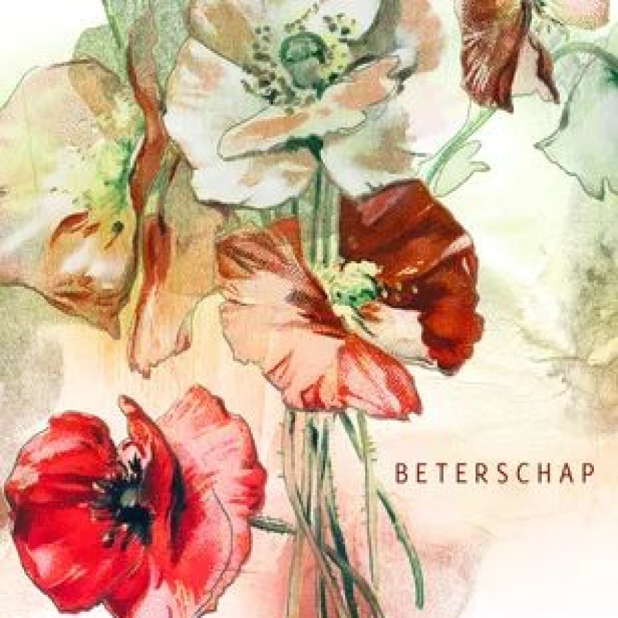 Beterschapskaarten | Kaarten Kaartje2go Beterschapkaart Kleurrijk Bouquet Vintage