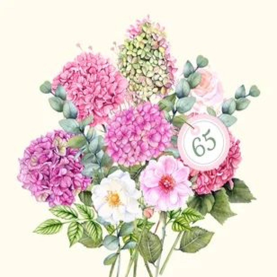 Verjaardagskaarten | Kaarten Kaartje2go Verjaardag Bloemen Label