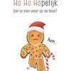 Beterschapskaarten | Kaarten Kaartje2go Beterschapskaartje Gingerbreadman Been Gebroken