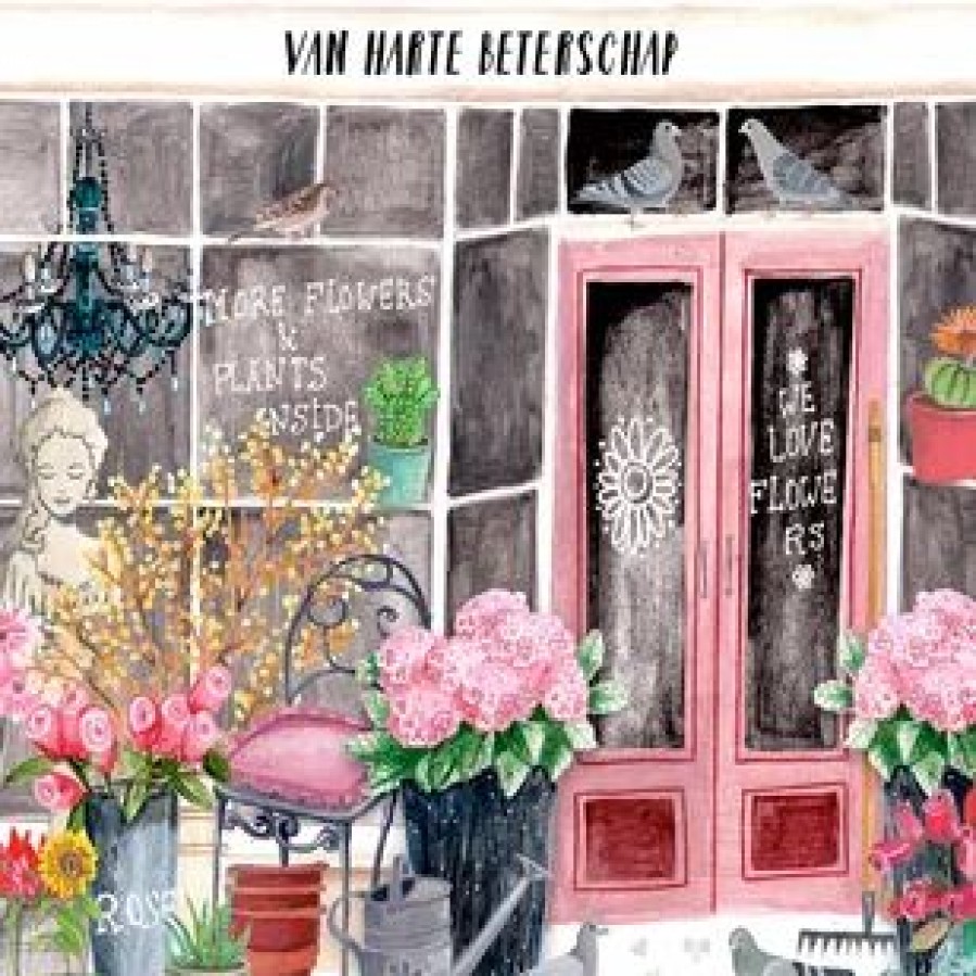 Beterschapskaarten | Kaarten Kaartje2go Beterschap Bloemenwinkel