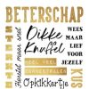 Beterschapskaarten | Kaarten Kaartje2go Beterschapskaart Algemeen Typografisch Opbeurend Goud Tekst