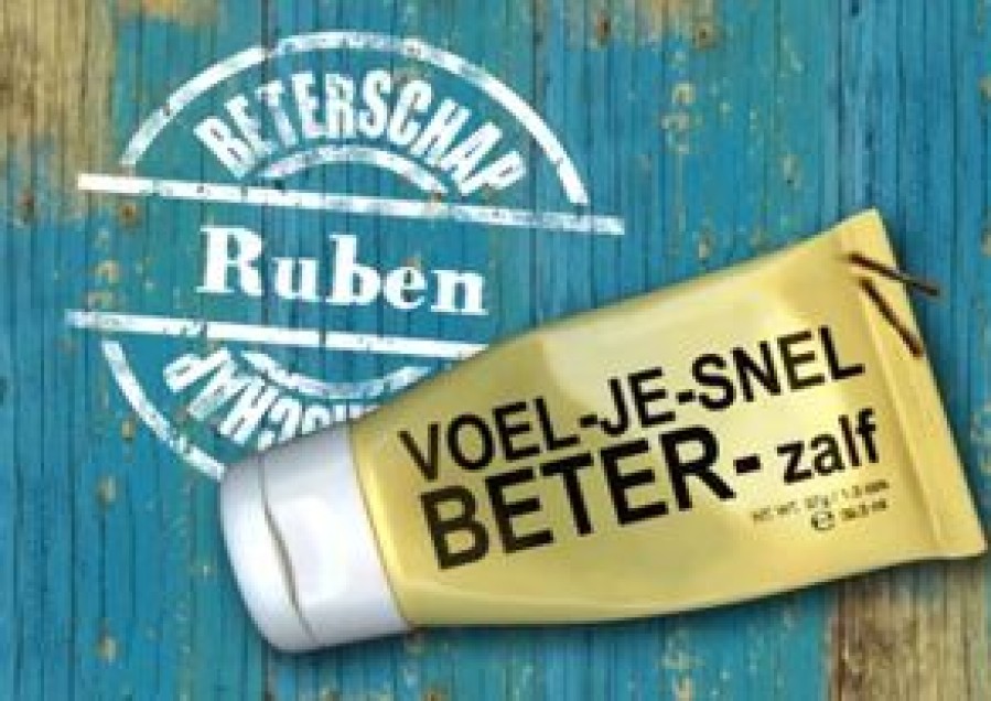 Beterschapskaarten | Kaarten Kaartje2go Yvon Beterschap Man Stempel Ziek