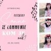 Communiekaarten | Kaarten Kaartje2go Communiekaart Fotostrip Met Confetti Aanpasbaar