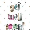 Beterschapskaarten | Kaarten Kaartje2go Beterschapskaart Get Well Soon Hip Met Confetti