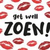 Beterschapskaarten | Kaarten Kaartje2go Beterschapskaart Get Well Zoen Met Veel Beterschaps Kussen