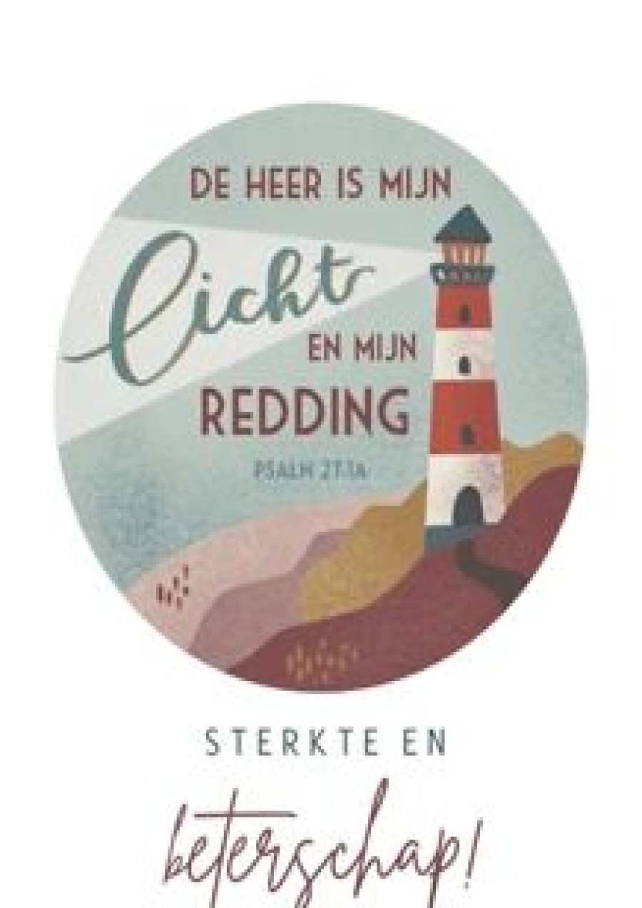 Beterschapskaarten | Kaarten Kaartje2go Christelijke Beterschapskaart Bijbeltekst Vuurtoren