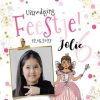 Kinderfeestjes | Kaarten Kaartje2go Uitnodiging Kinderfeestje Prinses Confetti Gouden Hartjes