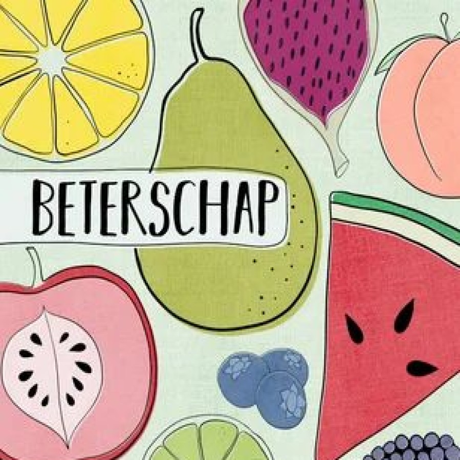 Beterschapskaarten | Kaarten Kaartje2go Beterschapskaart - Kleurrijk & Fruitig