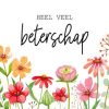 Beterschapskaarten | Kaarten Kaartje2go Beterschapskaart Met Verschillende Kleurrijke Bloemen